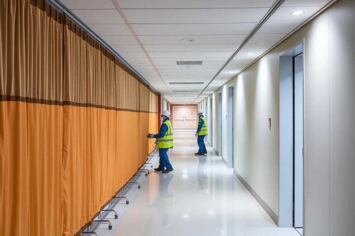 Hospital Wing Enabling Works — Phased soft strip and enabling works within a live hospital