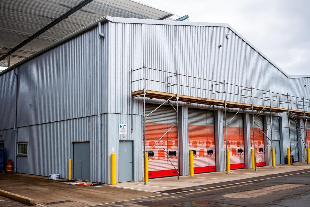 Industrial unit refurbishment